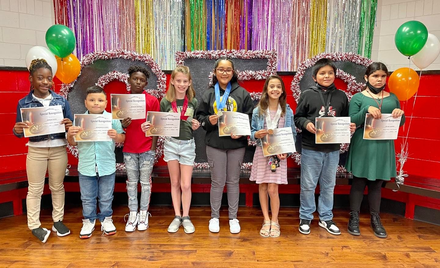 Central Elementary School students recognized for Tropicana Speech Contest